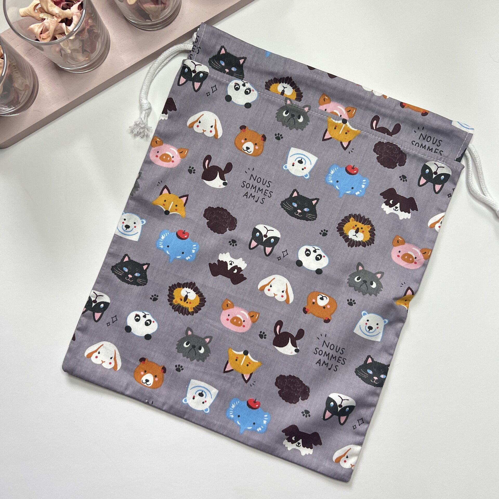 Bolsa para desyauno / merienda infantil Animales - 1